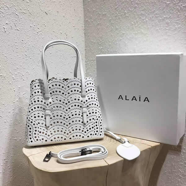 Fashion Alaia White Hollow Bag Tote Bags Shoulder Bag 1:1 Quality