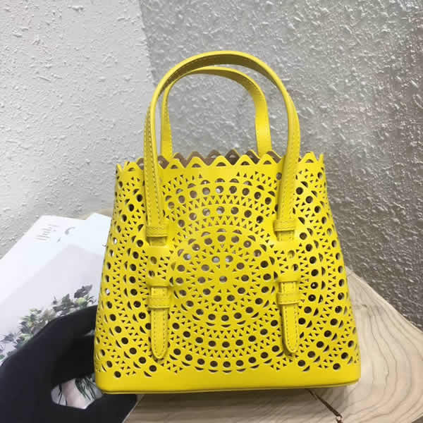 Replica New Alaia Yellow Shoulder Bag Crossbody Bag