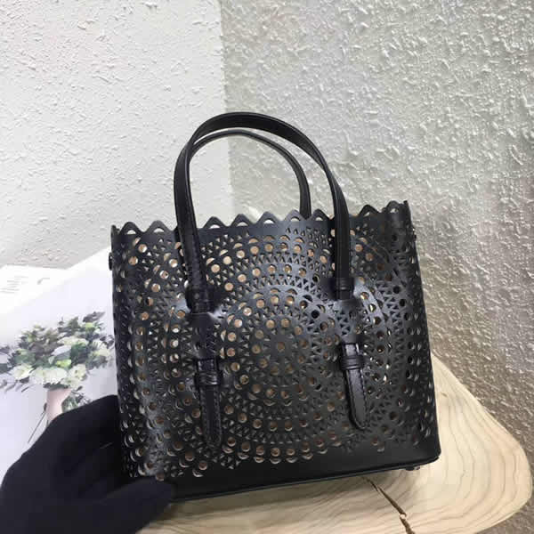 Replica New Alaia Black Shoulder Bag Crossbody Bag