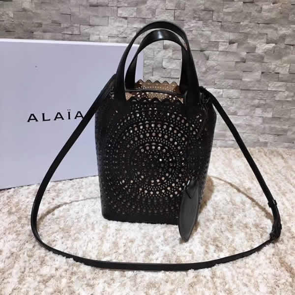 2019 Fashion New Alaia Black Tote Shoulder Bag With High Quality