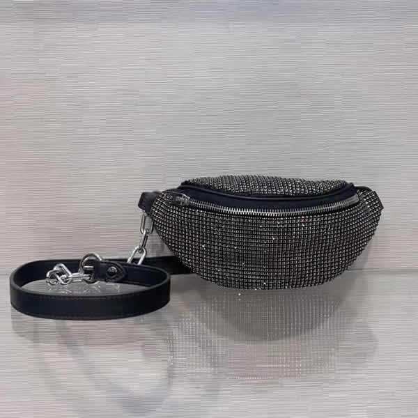 Replica Discount Fashion Alexander Wang Bling Bling Silver Belt Bag 3040