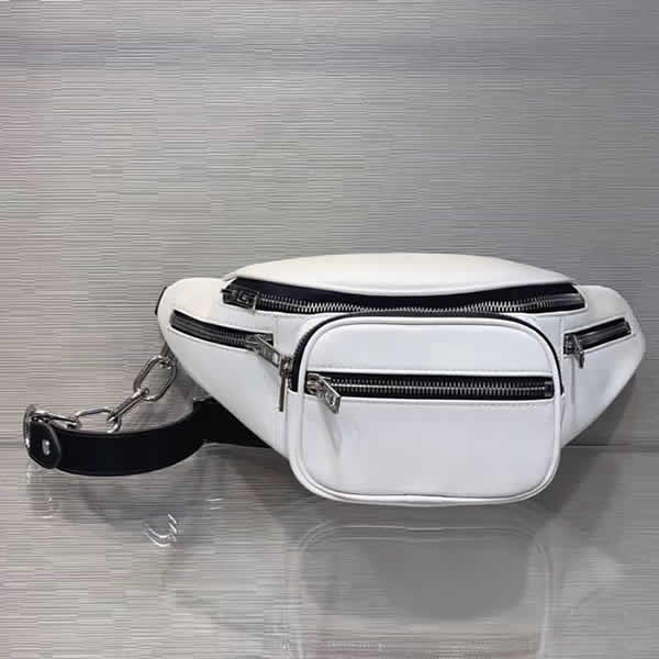 Wholesale Discount Fashion Fake Alexander Wang New White Belt Bag