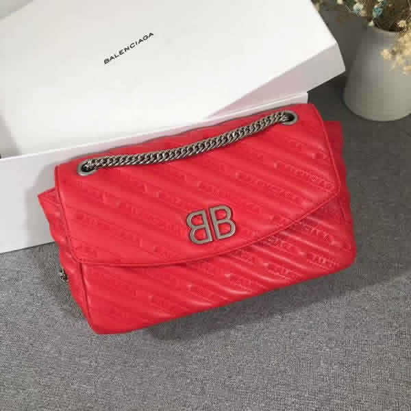 Replica Wholesale Discount Red Balenciaga Bb Round Flap Bag Outlet