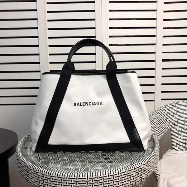 Knock Off New Discount High Quality White Canvas Balenciaga Shoulder Bag