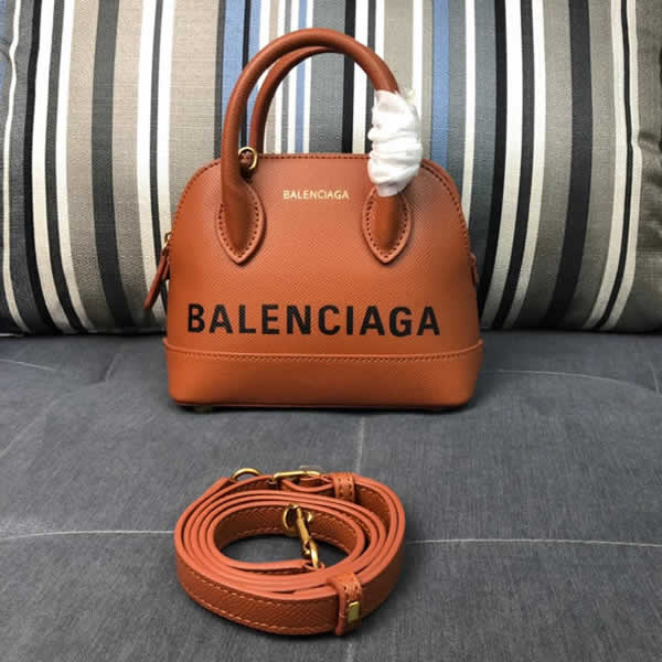 Replica Balenciaga New Orange Ville Crossbody Tote Handbags