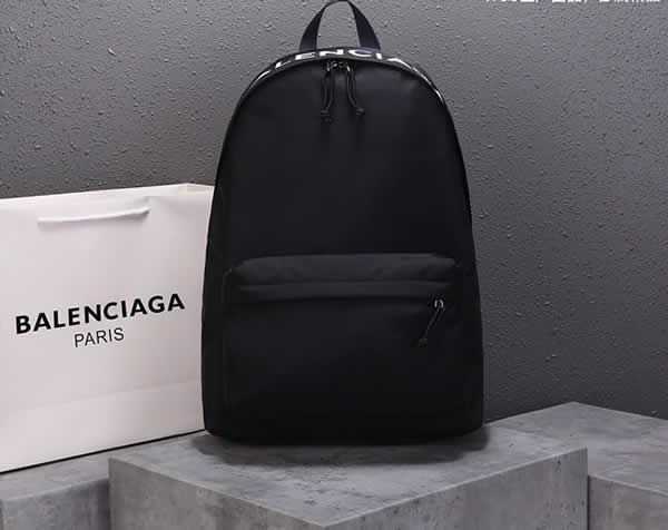 Replica Hot Sale Balenciaga Black Men Backpack With High Quality