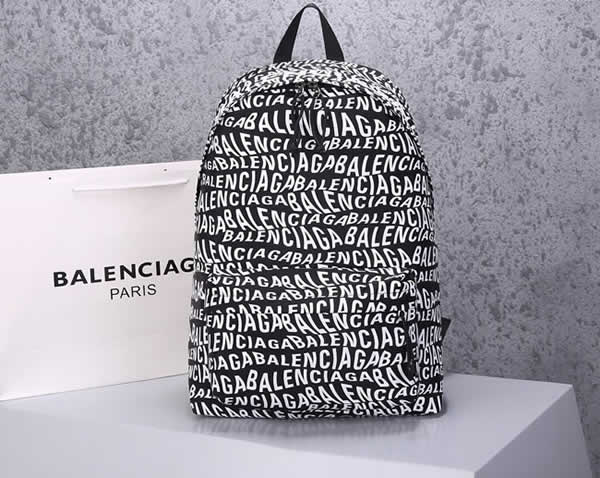 Fake New Balenciaga Letter Men Backpack With High Quality