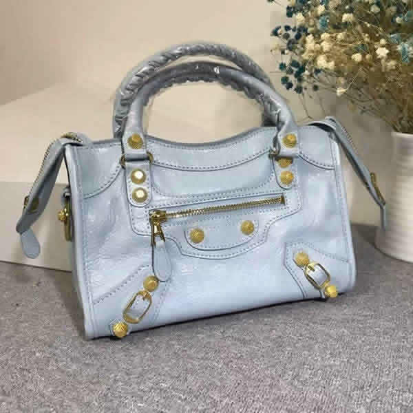 Replica Balenciaga Blue Mini City Motorcycle Bag Classic Bag