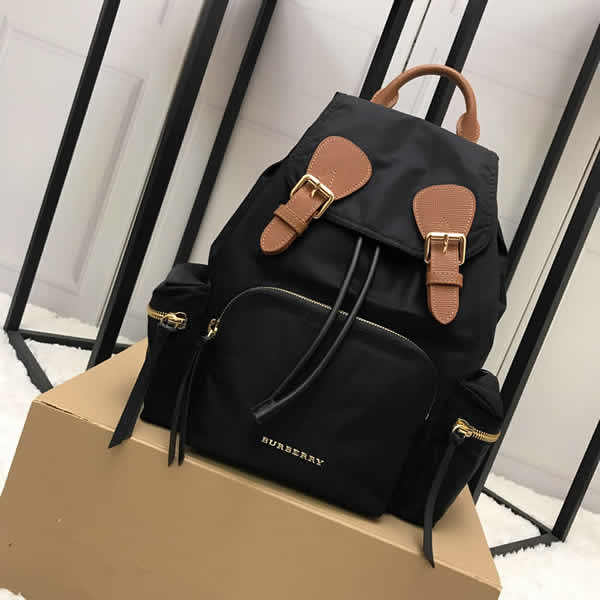 Fashion New Discount Burberry Black The Rucksack Military Backpack With 1:1 Quality