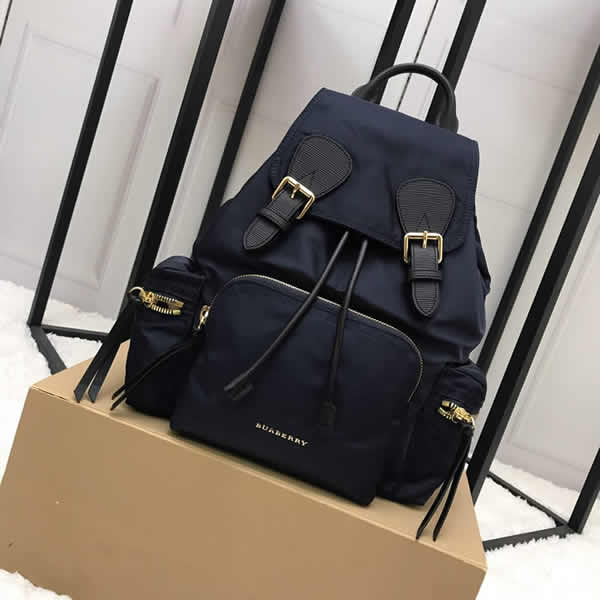 Fashion New Discount Burberry Blue The Rucksack Military Backpack With 1:1 Quality