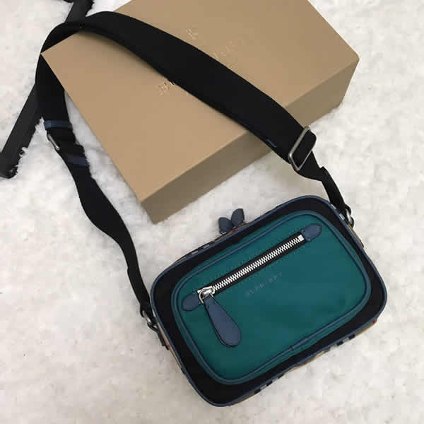 New Cheap Burberry Green Vintage Crossbody Backpack
