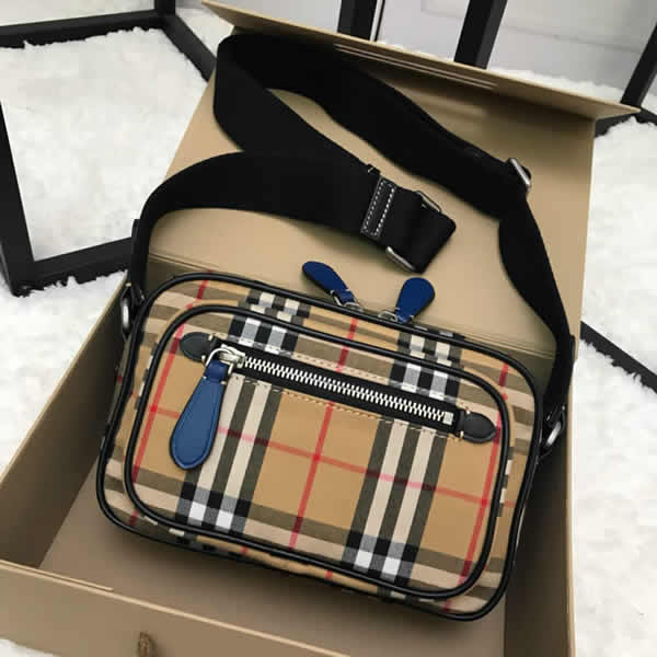 New Cheap Burberry Stripe Vintage Crossbody Shoulder Bags