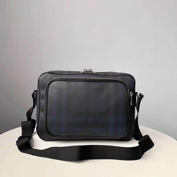 Replica Burberry Men's Black Briefcase pvc Messenger Bag