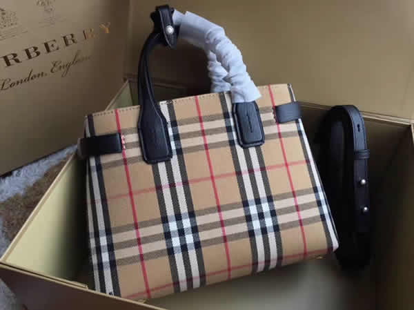 Burberry Black Vintage Tote Bag Benner Handbag Crossbody Bag