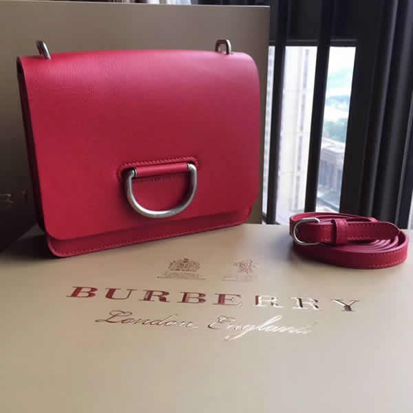 Fake New Burberry Red Trench Crossbody Shoulder Bag 40766441