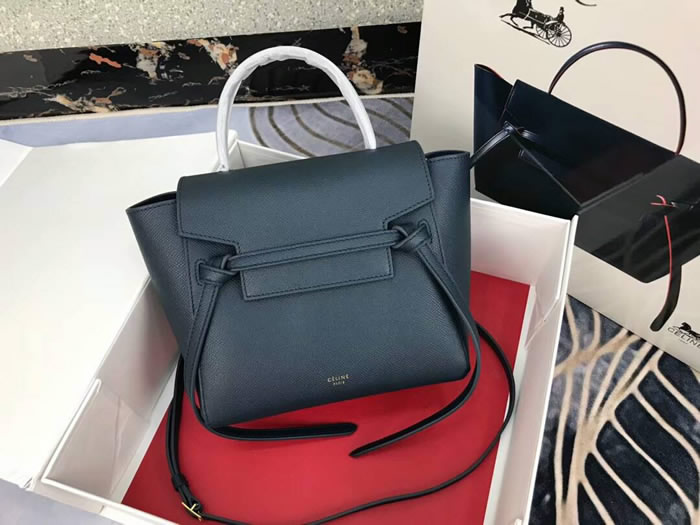 Replica Celine Flap Bag Dark Green Shoulder Bag With 1:1 Quality