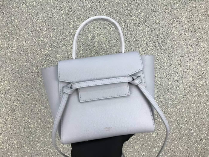 Replica Celine Flap Bag Gray Shoulder Bag With 1:1 Quality