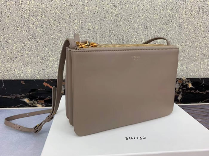 Replica Discount Celine Trio Gray Messenger Bags Top Quality 165113