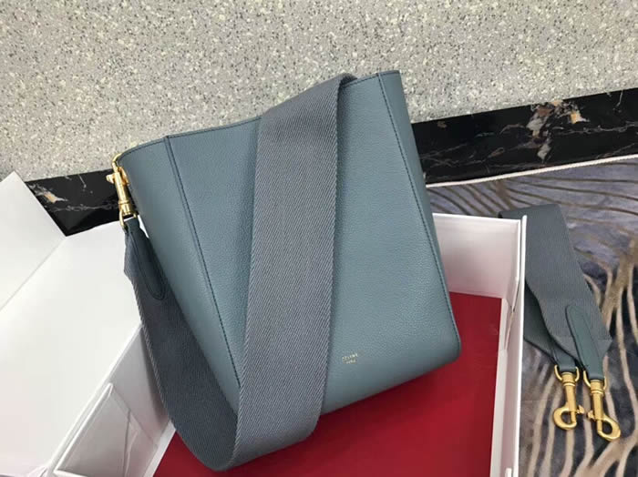 Replica Discount Green Celine Sangle Seau Handbags Hot Sale