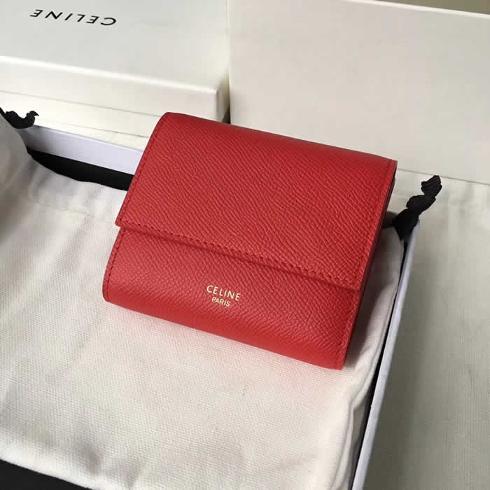 Top Quality Replica Cheap Celine Red Flip Coin Purse New Wallets
