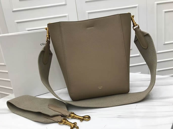 Replica Discount Gray Celine Sangle Seau Handbags Hot Sale