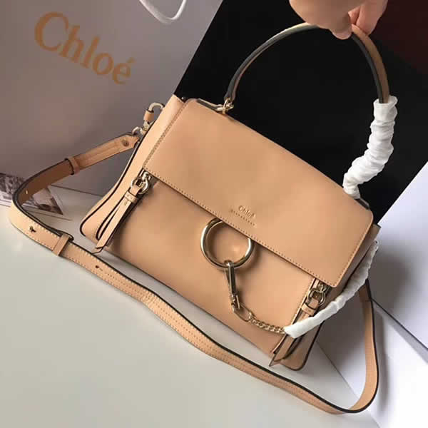 New Fashion Chloe Faye Day Vintage Pink Handbag Outlet 3S1322