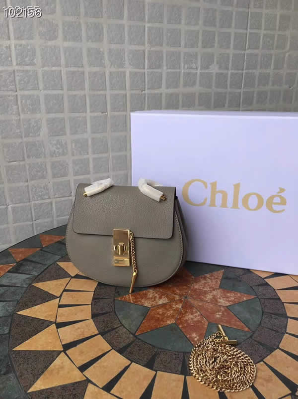 2019 Chloe Drew Classic Gray New Shoulder Crossbody Bag