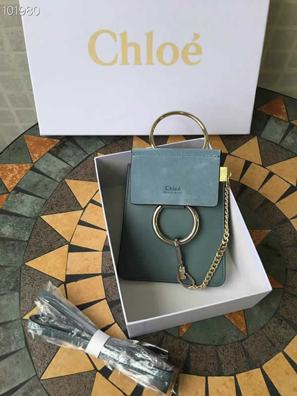 2019 New Chloe Faye Green Series Mini Mobile Phone Bag