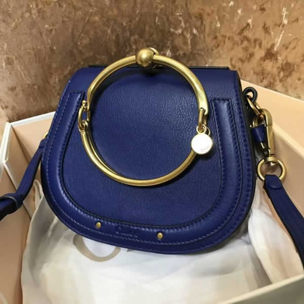 Replica Chloe Nile Classic Pig Blue Handbags With Top Quality