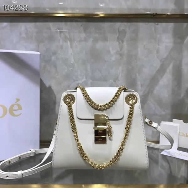 Hot Sale Fake Discount Chloe Annie White Shoulder Bag Outlet