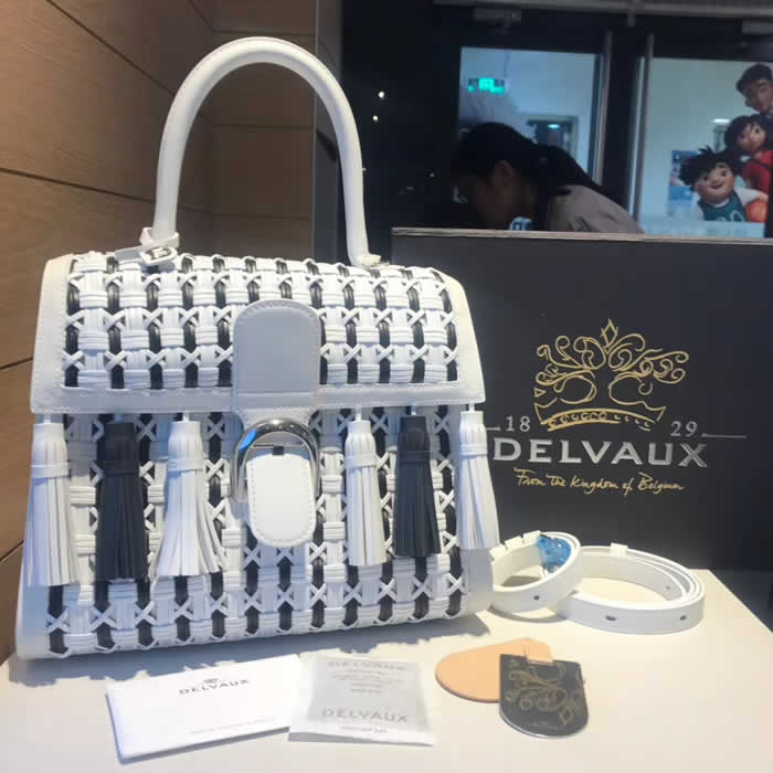 Hot Sale New Replica Delvaux White Brilliant Shoulder Bag
