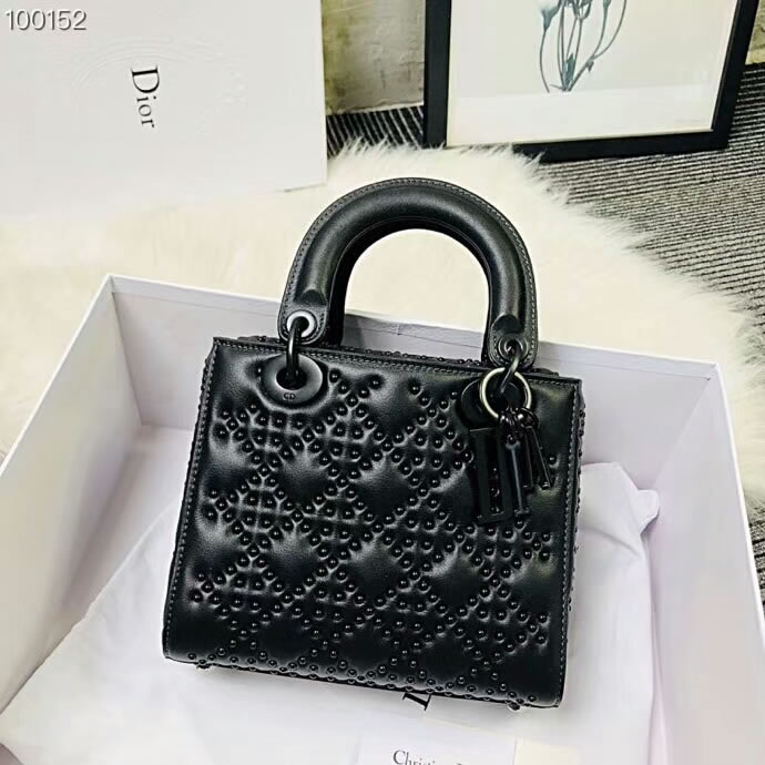 Replica New Dior All Black Tote Handbags With Top Quality