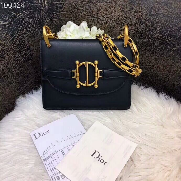 Fake Discount Dior Direction Black Flip Handbags M6810