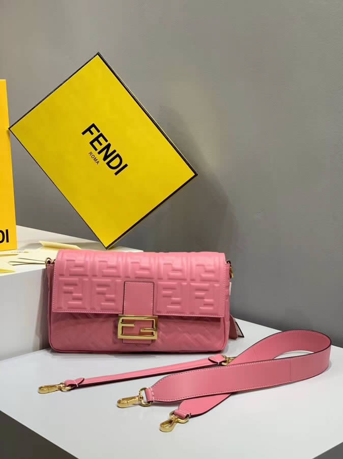 2019 Fashion Cheap Fendi Pink Flip Tote Crossbody Bag 0192