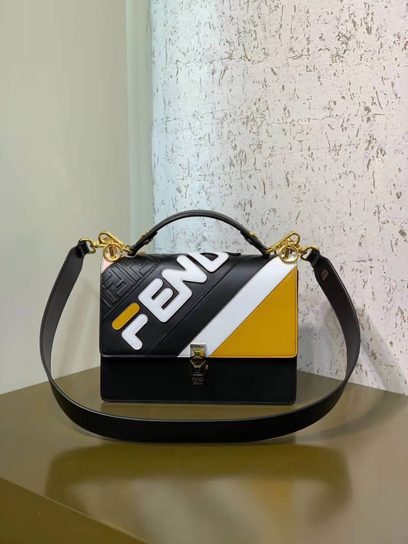 2019 Fashion Discount Fendi Yellow Crossbody Shoulder Bag 650