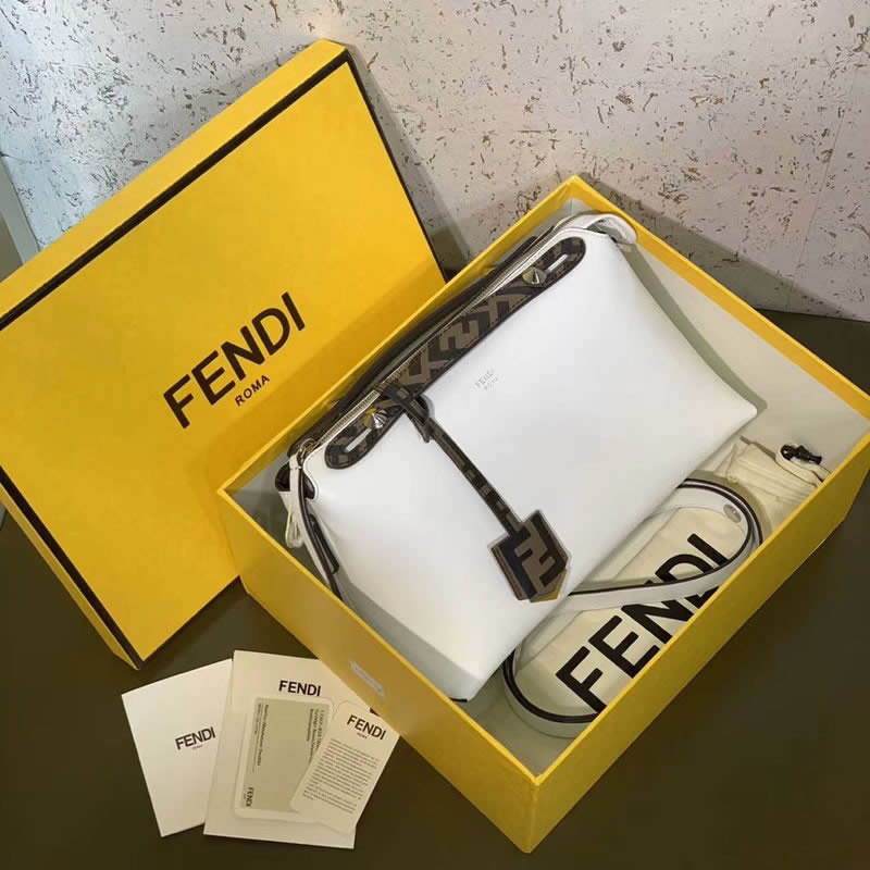 2019 New Fendi Degrade White Tote Shoulder Crossbody Bag 1150S