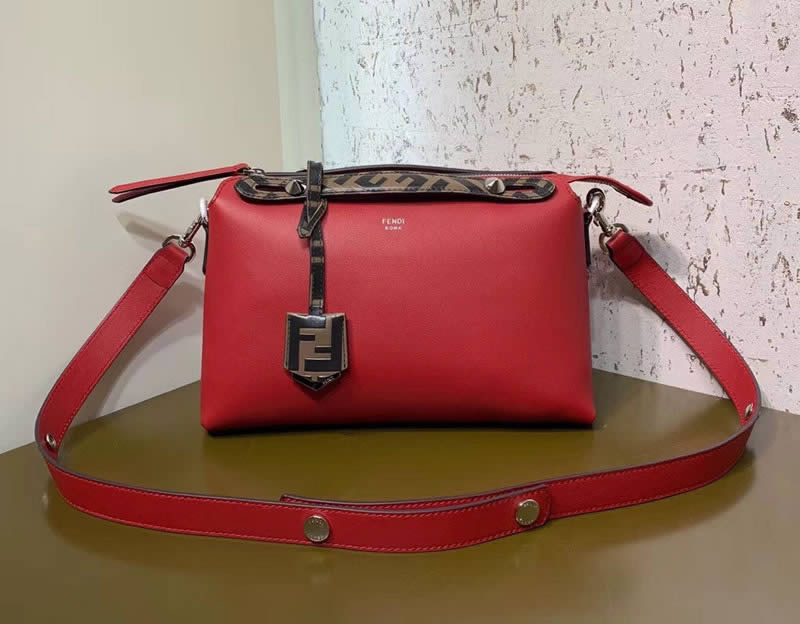 2019 New Fendi Degrade Red Tote Shoulder Crossbody Bag 1150S