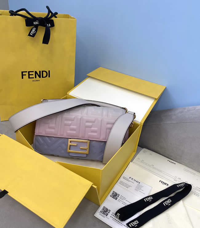 Replica Discount Fendi Baguette Gradient Tote Crossbody Bag 8285