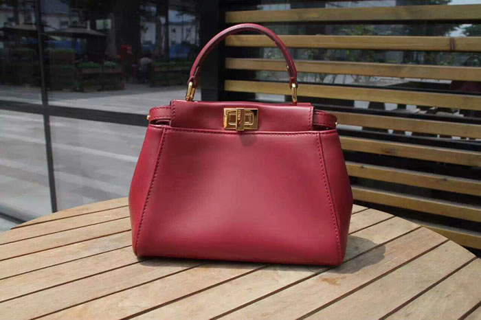 Replica New Fashion Fendi Red Messenger Bag Top Quality 8244