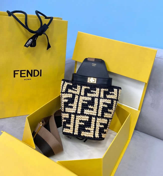 Replica Cheap Fendi Guitar Chest Bag Off White Shoulder Bag 8301