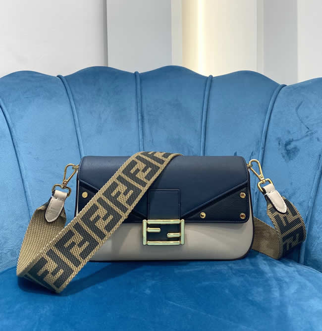 Fake Top Quality Fendi Flap Shoulder Crossbody Bag