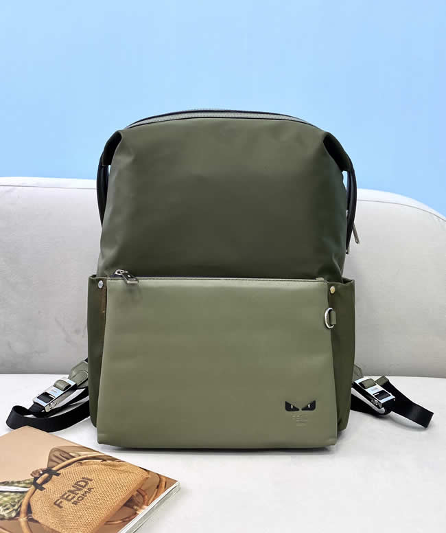 Replica Discount Fendi Green Functional Waterproof Backpack 2325