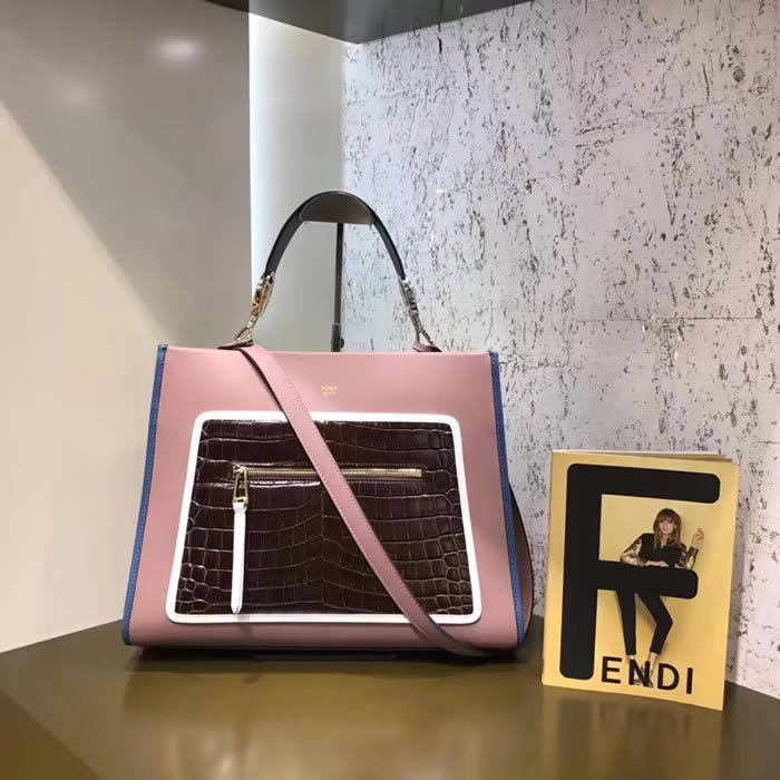 Fendi New Fashion Cheap Pink Tote Shoulder Bag 1:1 Quality 0397