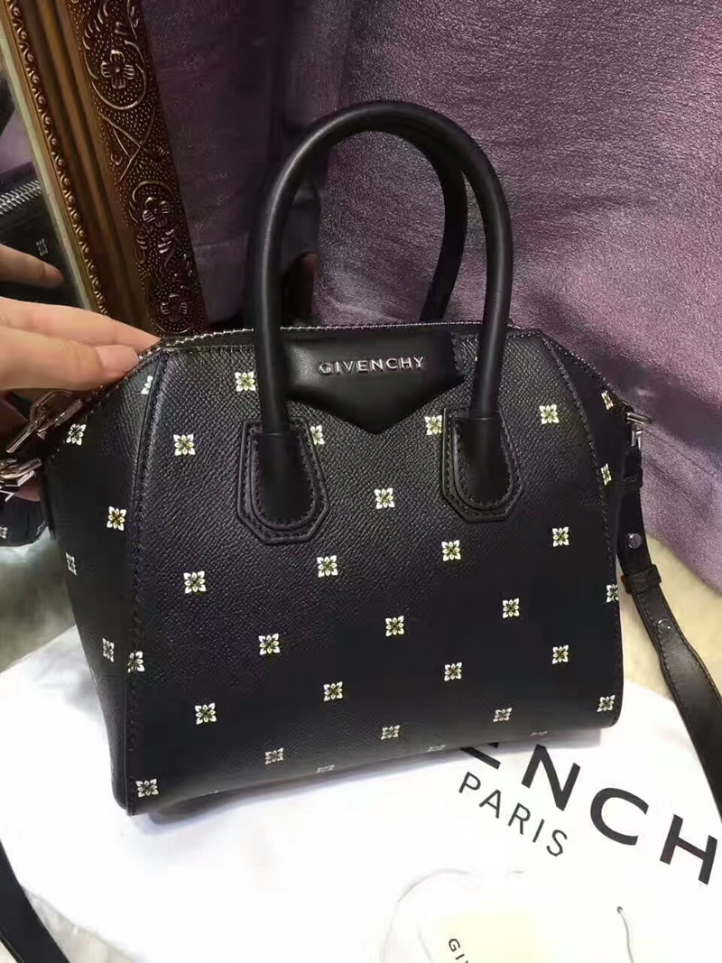 Replica Givenchy Antigona Mini Black Handbag With High Quality