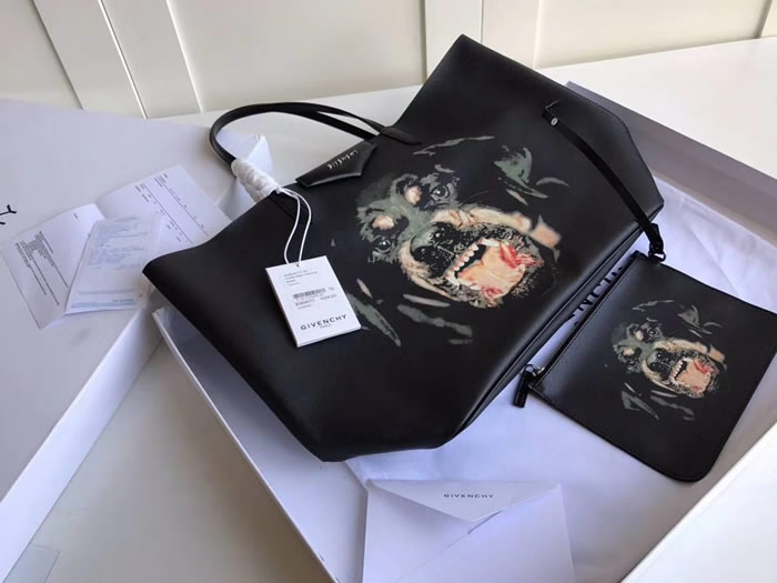 Fake Givenchy Bambi PVC Animal Collection Blue Shopping Bag