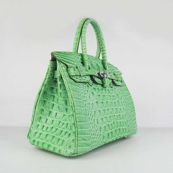 Replica Hermes Birkin High Quality 6088 Green Crocodile Ladies HandBags with wholesale price from China.