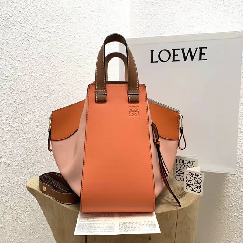 New 2019 Loewe Hammock Orange Tote Shoulder Bag Outlet