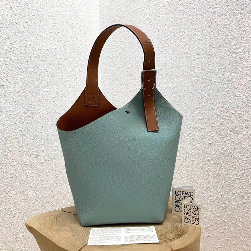 Wholesale New Loewe Casual Blue Tote Shoulder Bag