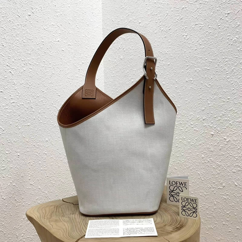 Wholesale New Loewe Casual White Tote Shoulder Bag