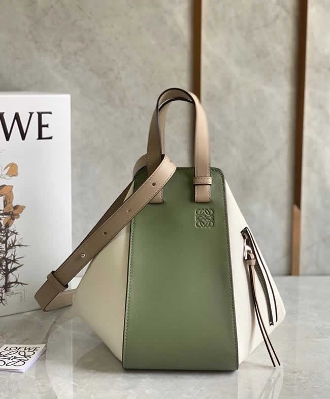 Knock Off Discount Loewe Hammock Bag Green Shoulder Crossbody Bag